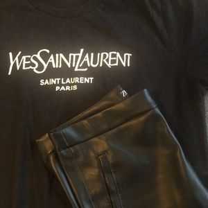 Yves Saint Laurent Paris Logo T shirt